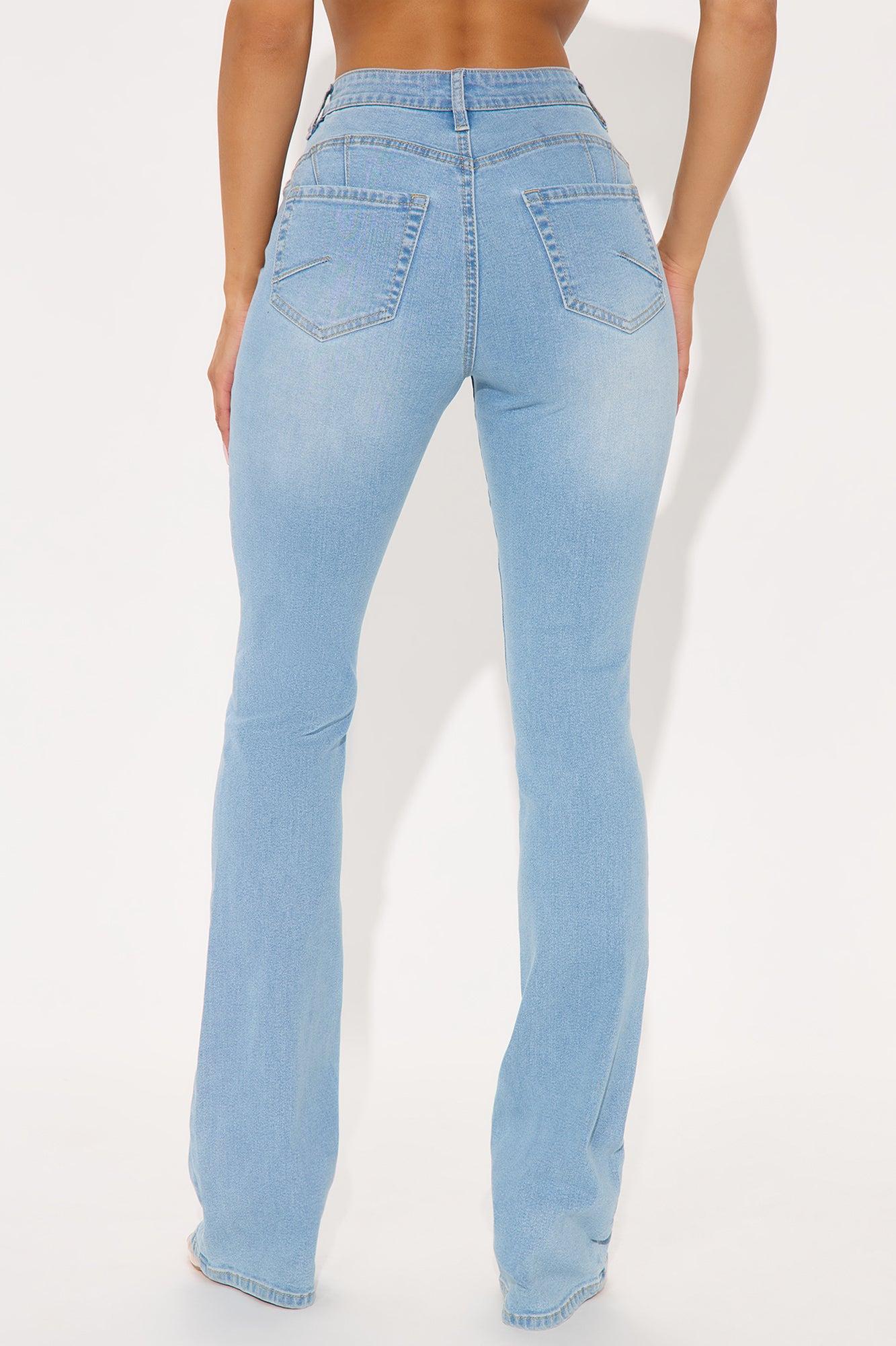 Tall Mesa Booty Lifting Stretch Bootcut Jeans - Light Wash Female Product Image