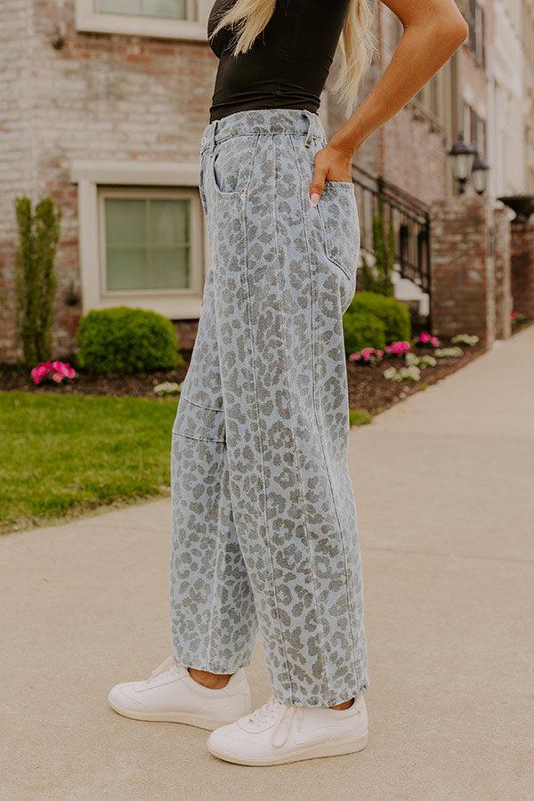 The Sadie High Waist Barrel Leg Jean Product Image