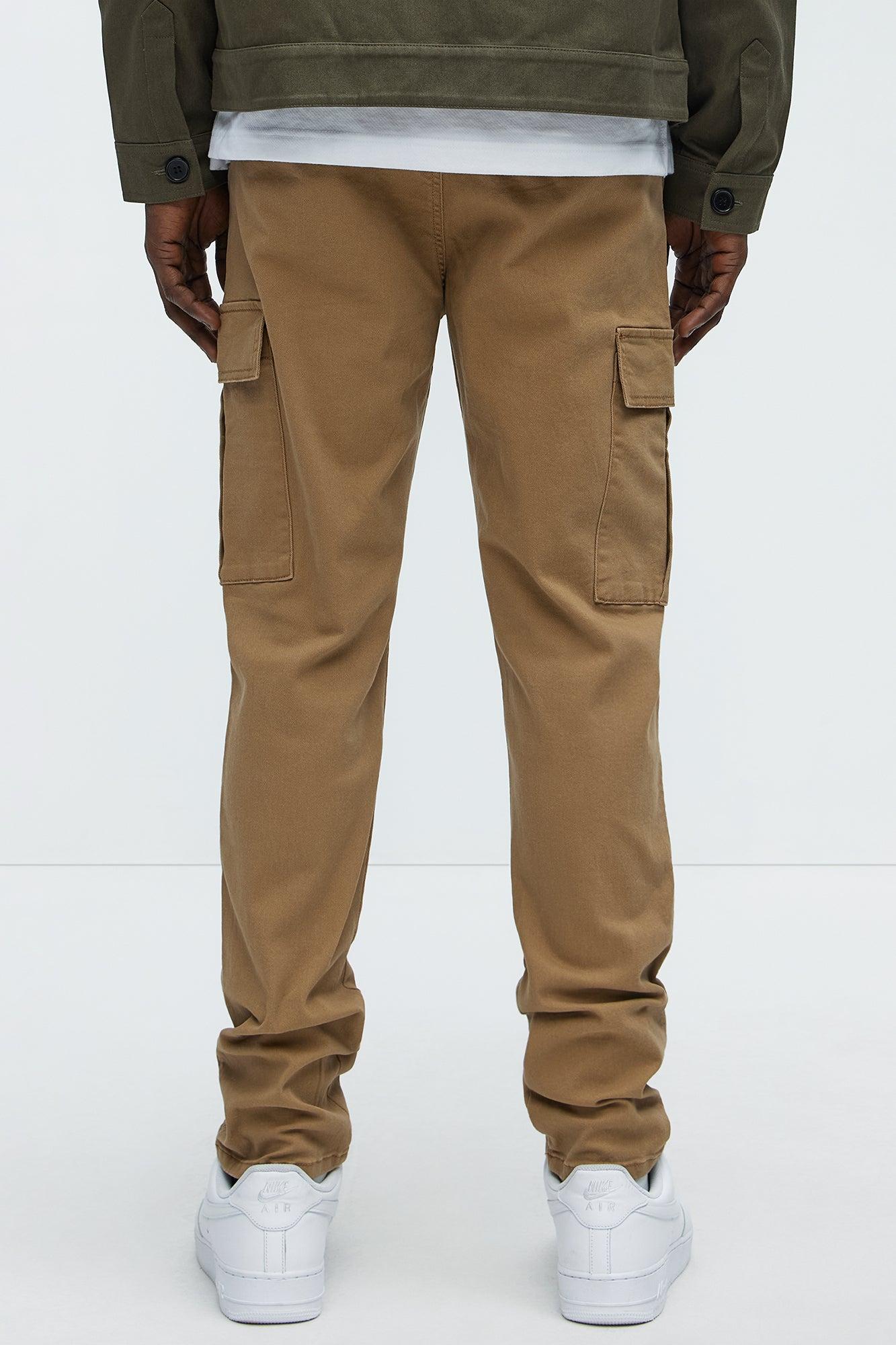 Kyle Slim Cargo Pants - Khaki Product Image