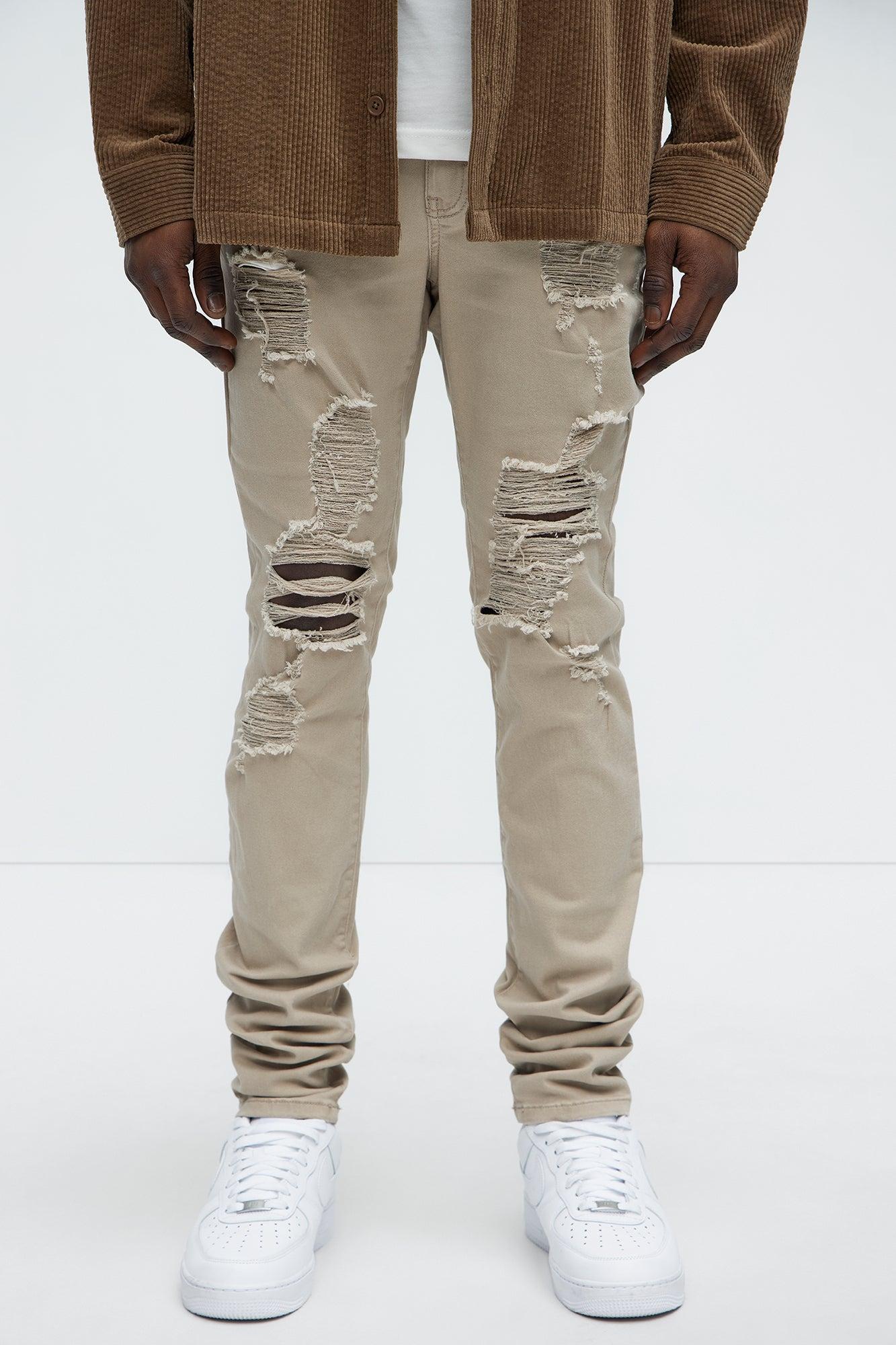 Coming Home Stacked Skinny Pants - Tan Product Image
