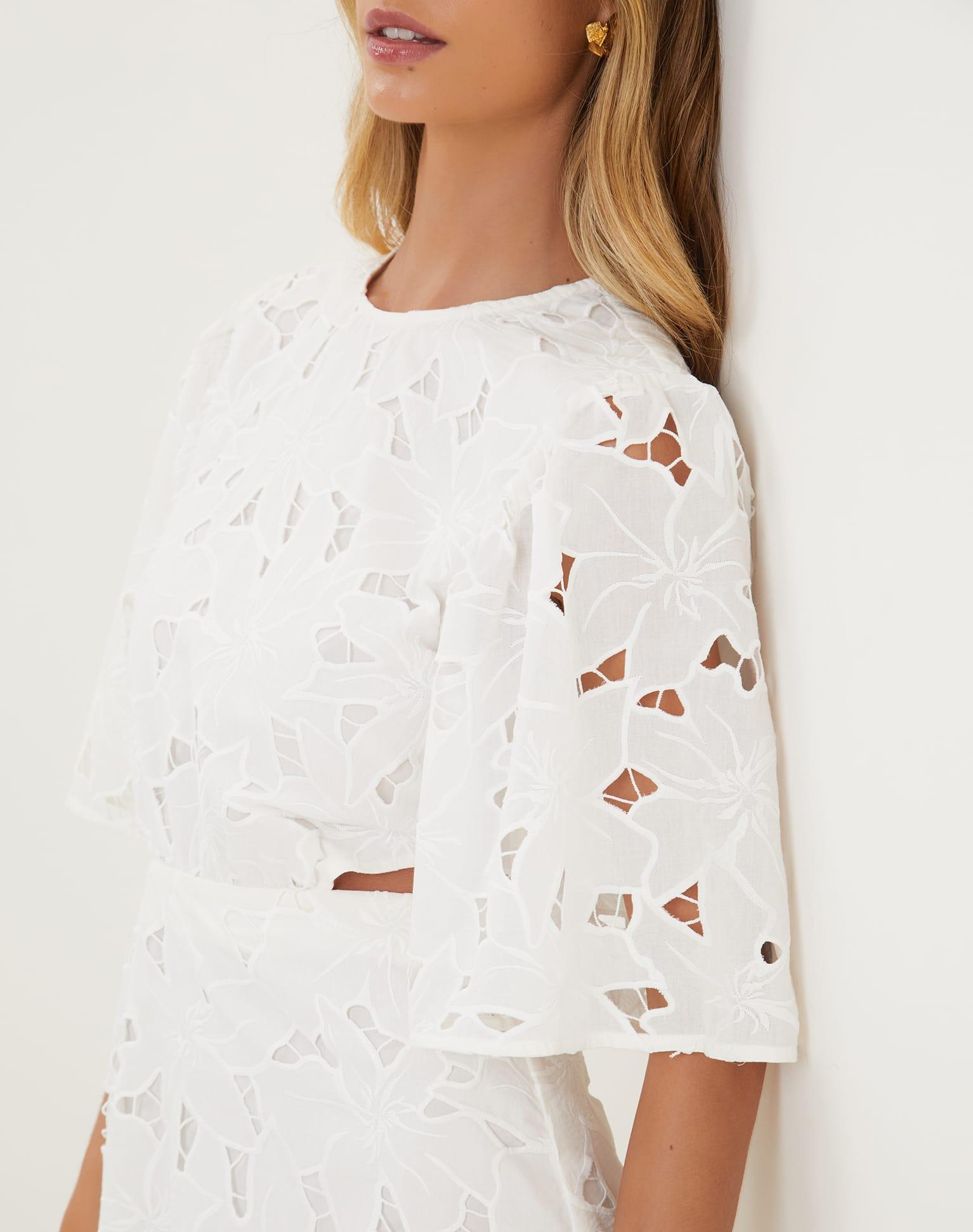 Babi Short Dress - Off White Product Image