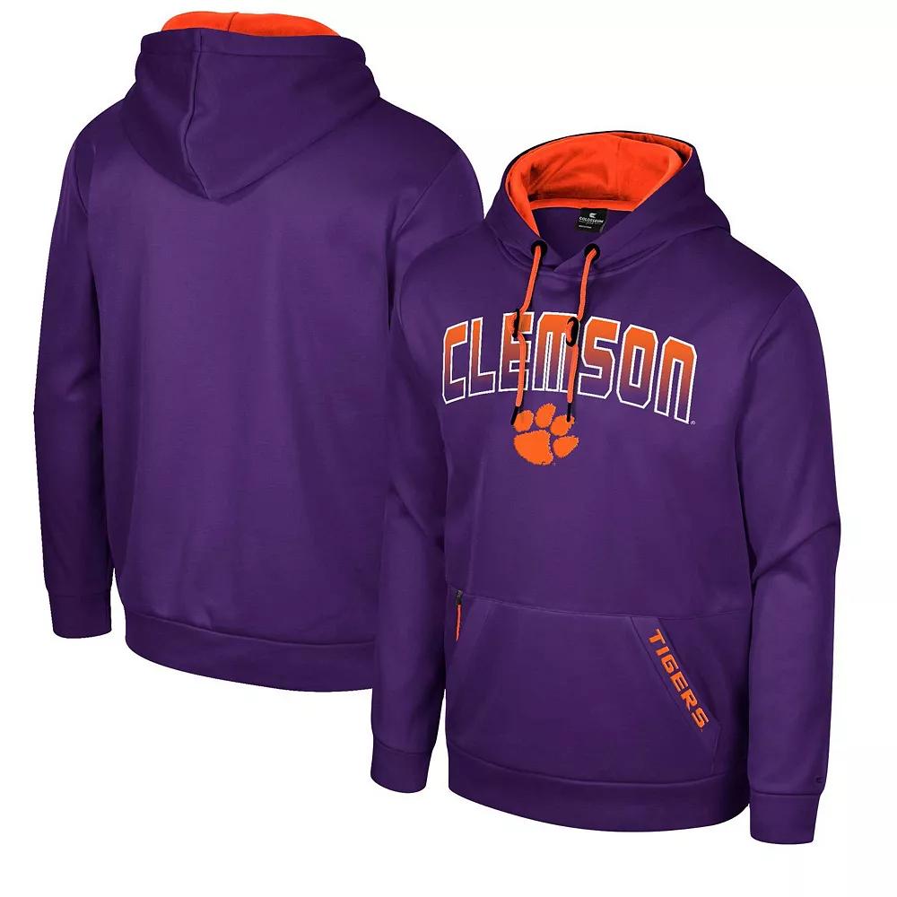 Mens Colosseum Auburn Tigers Reese Pullover Hoodie Blue Product Image