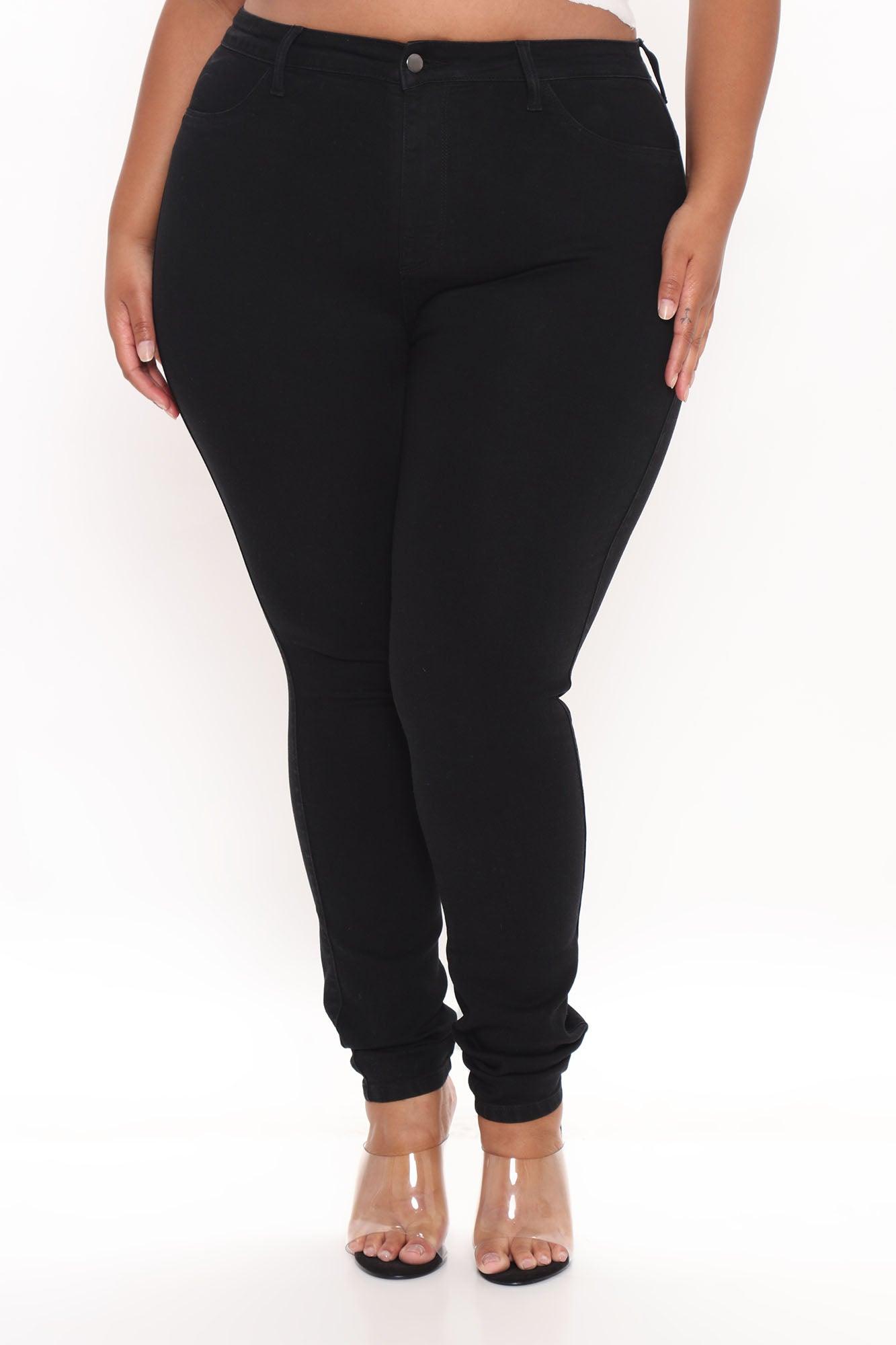 Classic Beauty Booty Lifter Skinny Jeans - Black Product Image