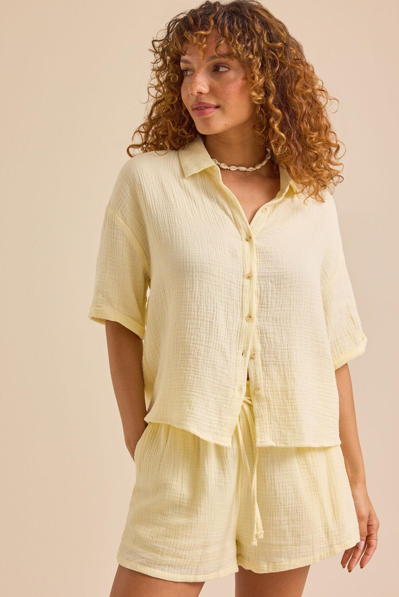 Delia Gauze Top Set Product Image