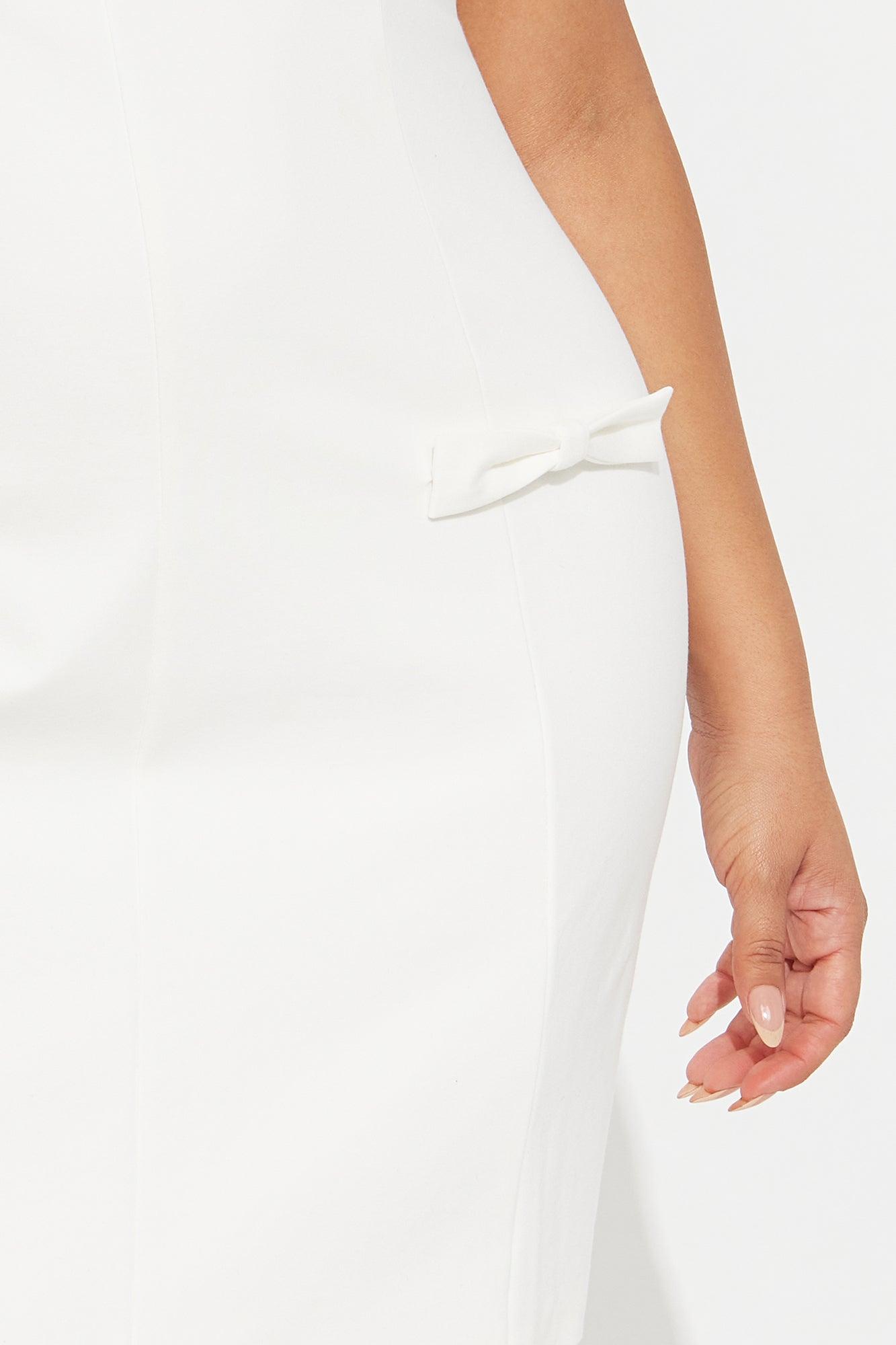 Dressed in Confidence Short Sleeve Mini Dress - White Product Image