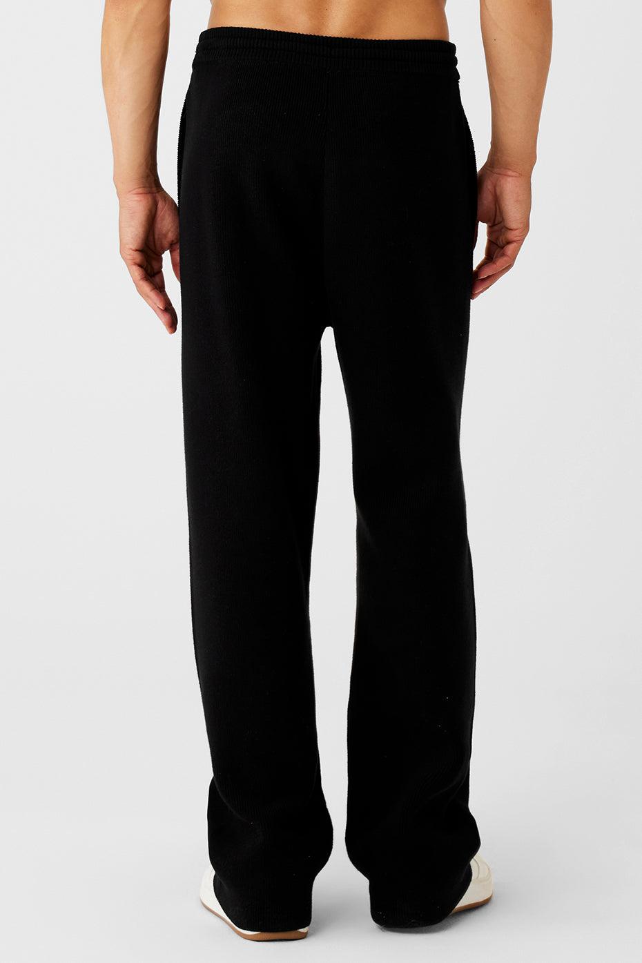 Scholar Straight Leg Sweatpant - Black Male Product Image