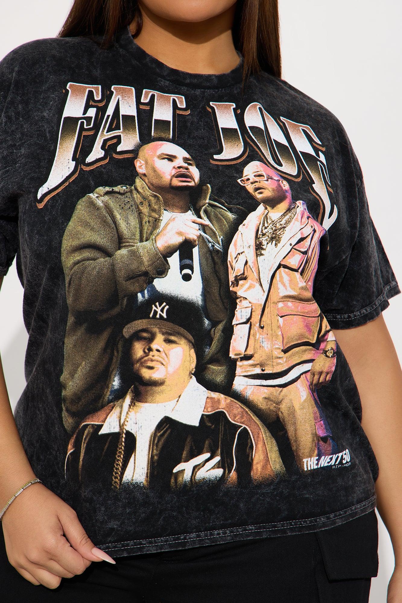 Fat Joe Washed Tee - Black Product Image