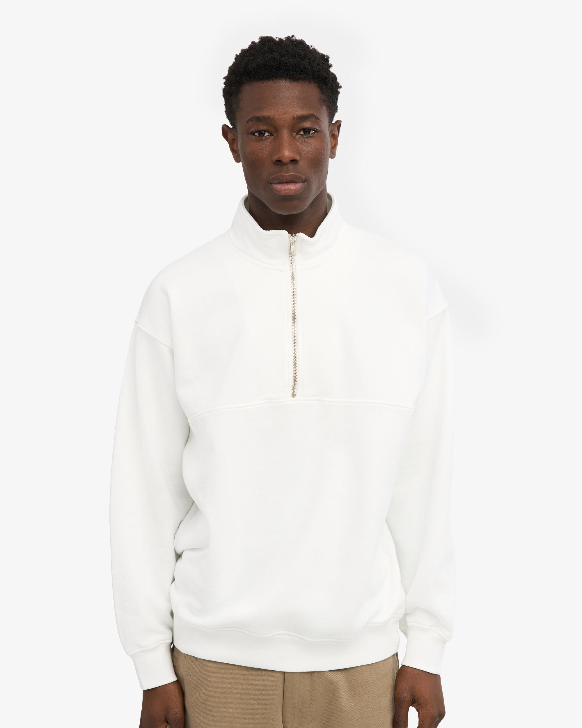 Organic Quarter Zip - Optical White Product Image