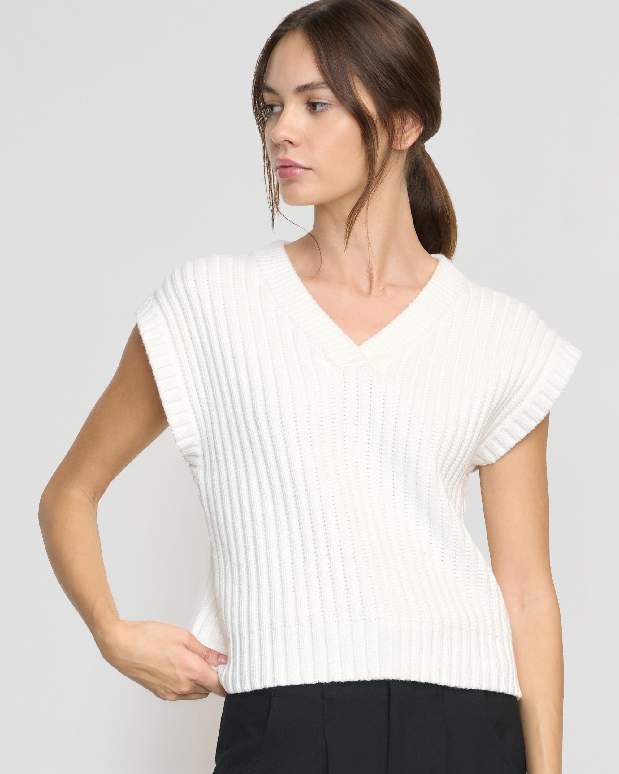 Nicola Organic Cotton Sweater Vest Product Image