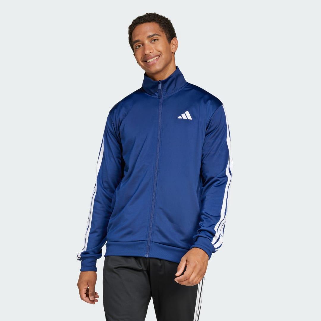 Men's adidas 3-Stripes Tricot Regular Sportswear Track Jacket,  Product Image