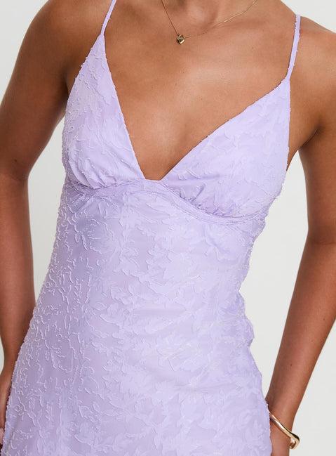 Cyrene Maxi Dress Lilac Product Image