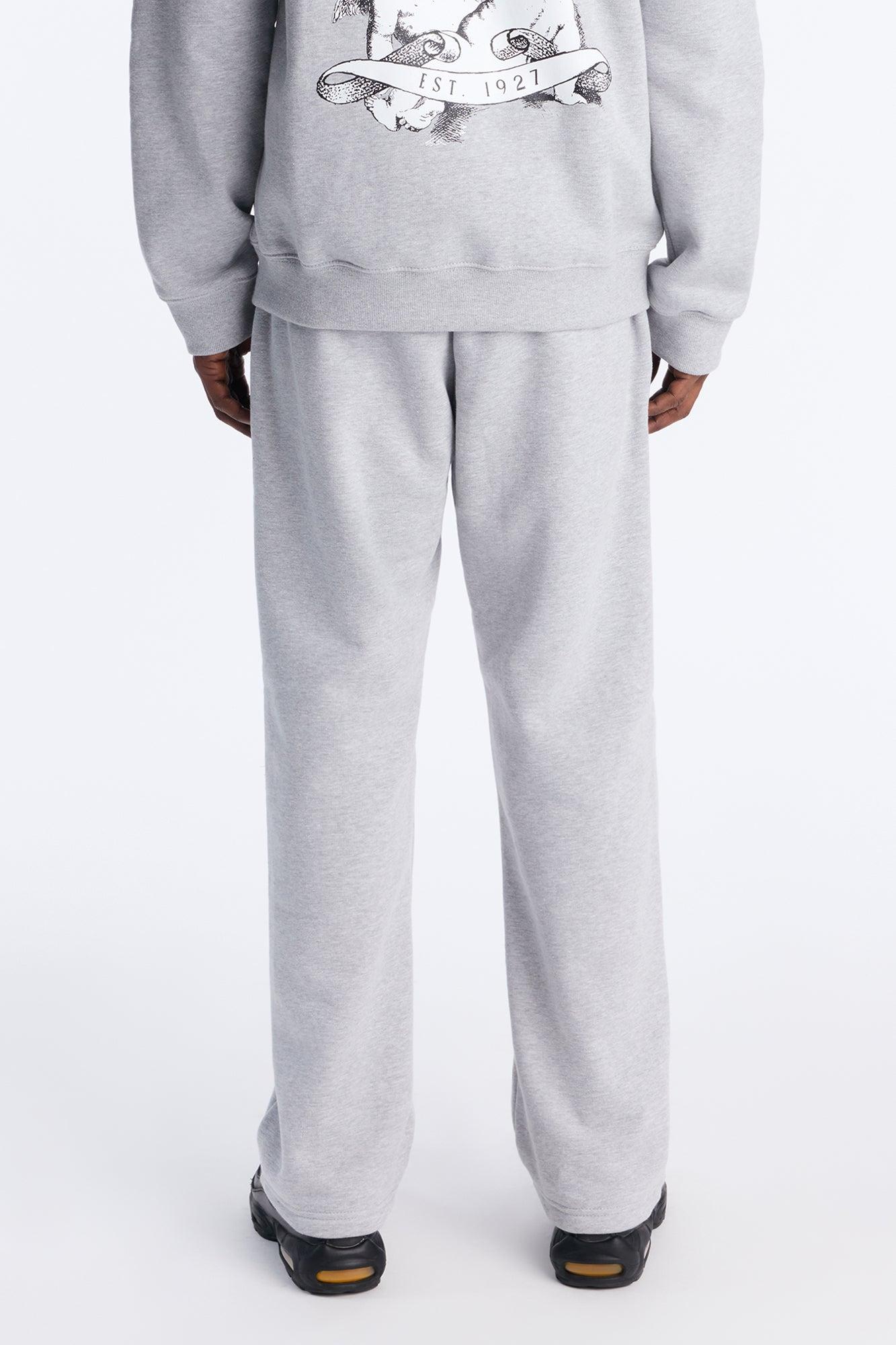 Blessed And Resilient Baggy Sweatpants - Heather Grey Product Image