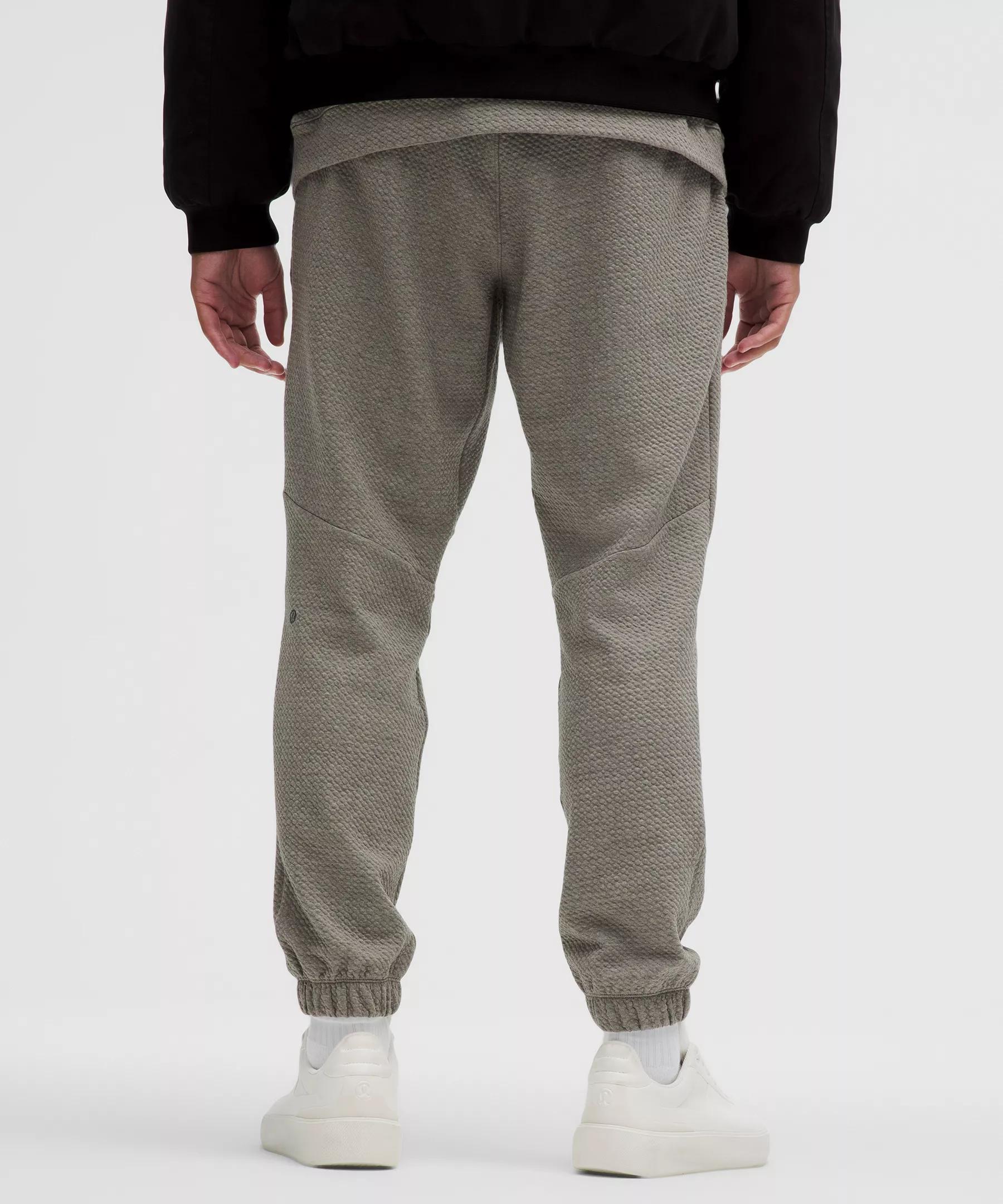 Textured Double-Knit Cotton Jogger *Regular Product Image