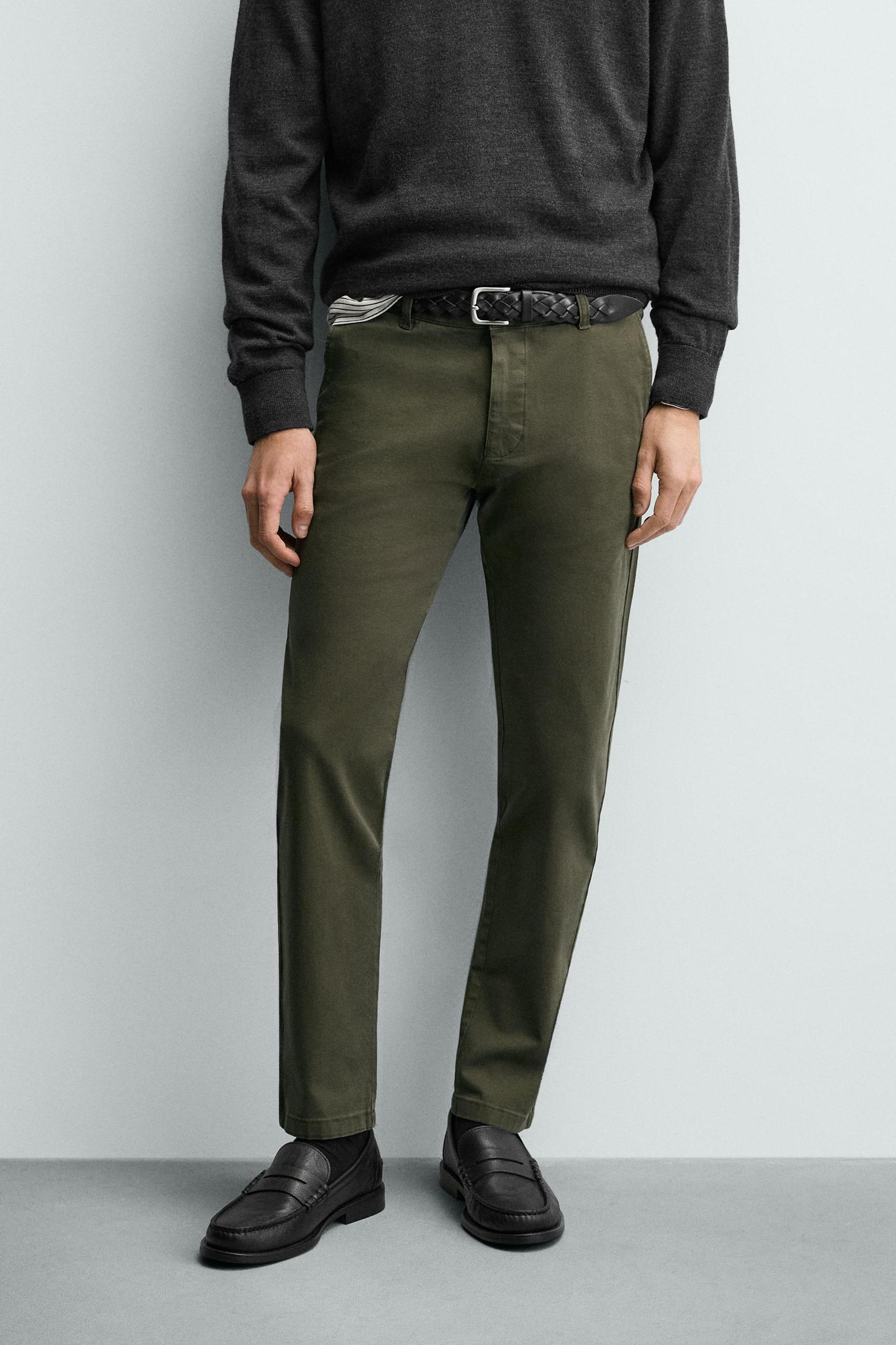 SKINNY CHINO PANTS Product Image
