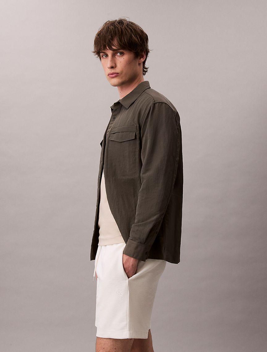 Cotton Blend Boucle Pull-On Shorts  Product Image