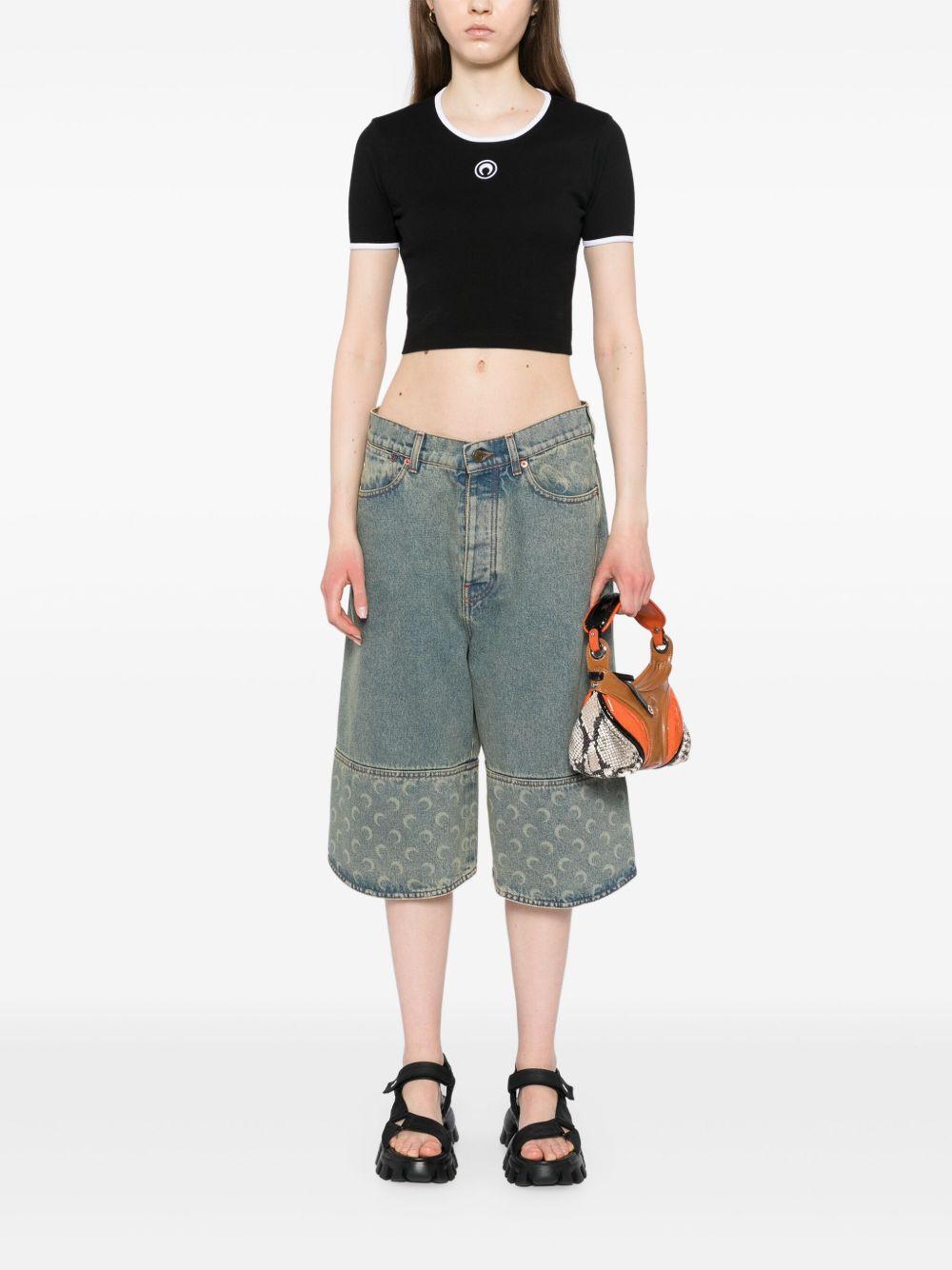 moon-logo cropped top Product Image