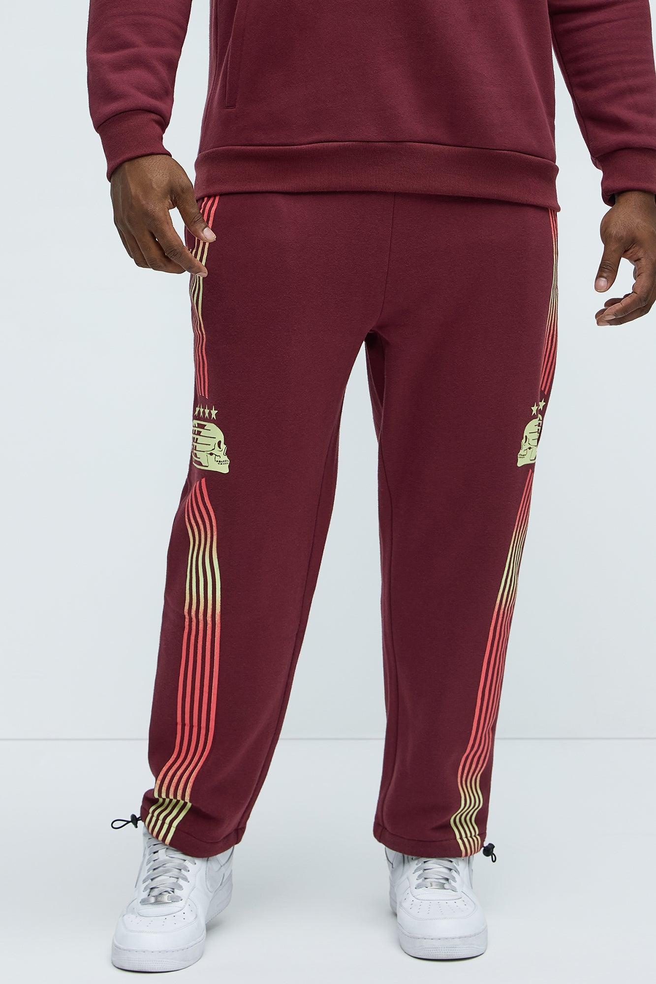4 Star Champion Sweatpants - Burgundy Product Image