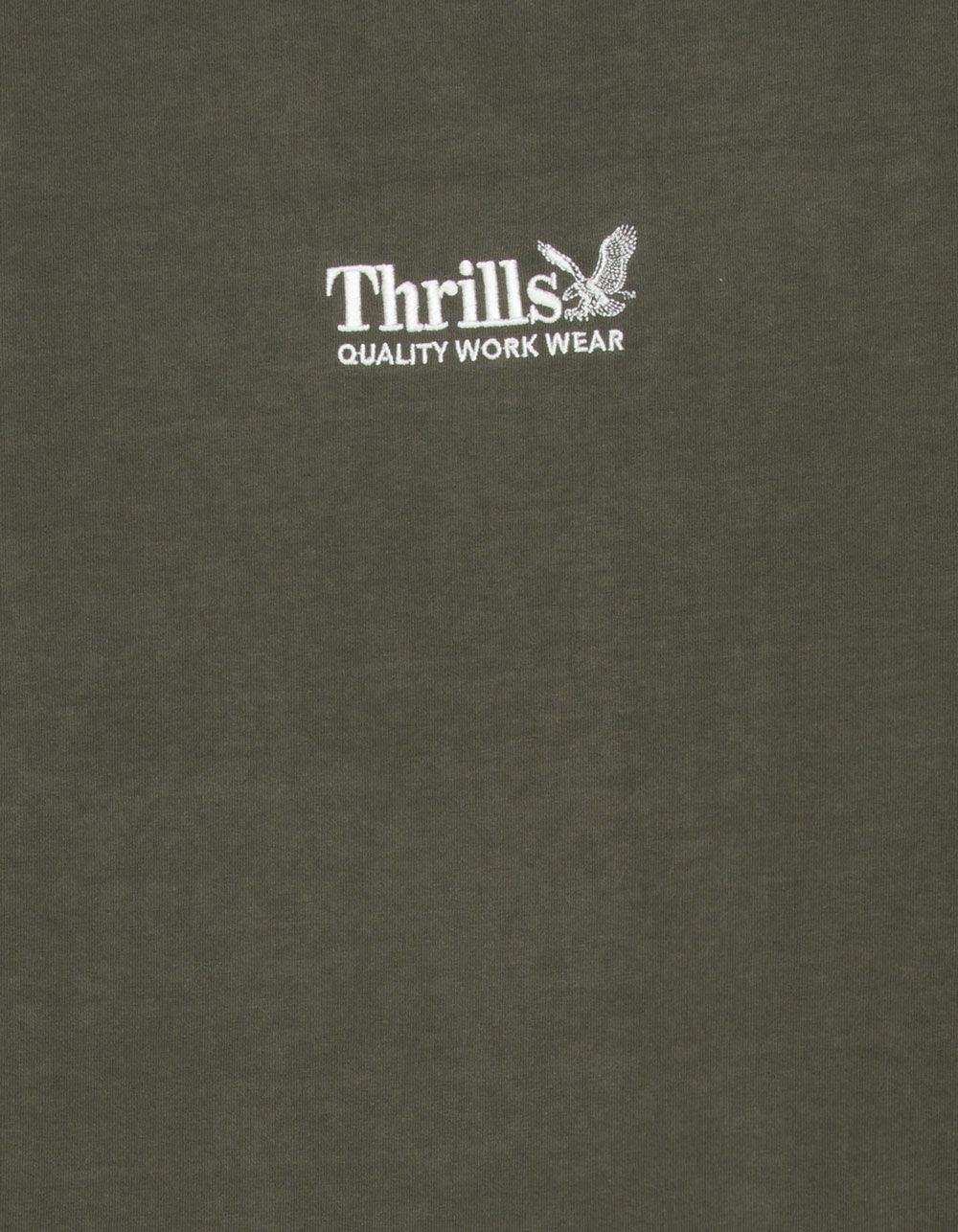 THRILLS Workwear Mens Tee - OLIVE Product Image