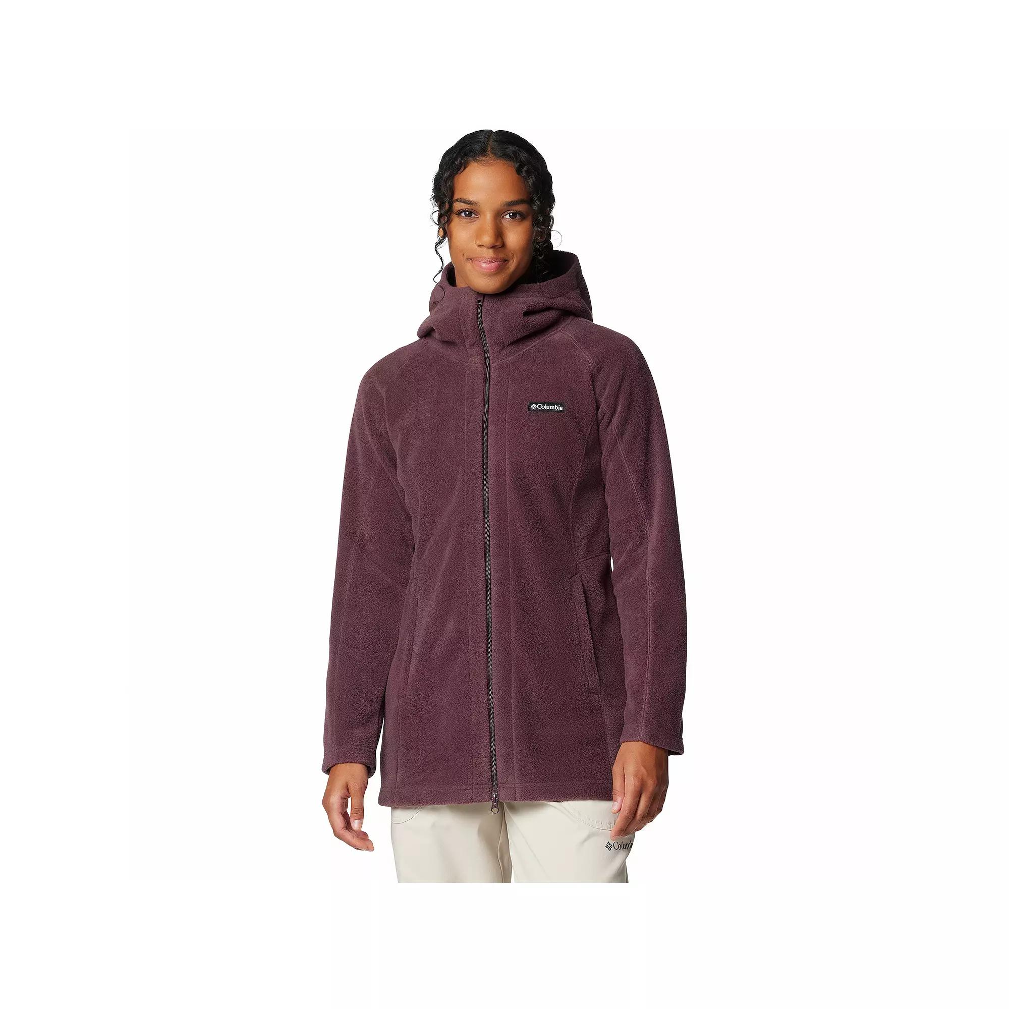 Women's Columbia Benton Long Fleece Hoodie, Size: Medium, Moonvista Product Image