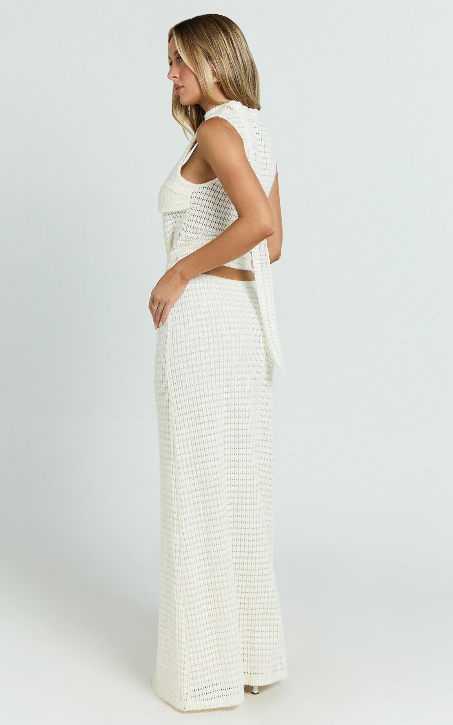 Lioness - In Your Dreams Maxi Skirt in Beige Product Image