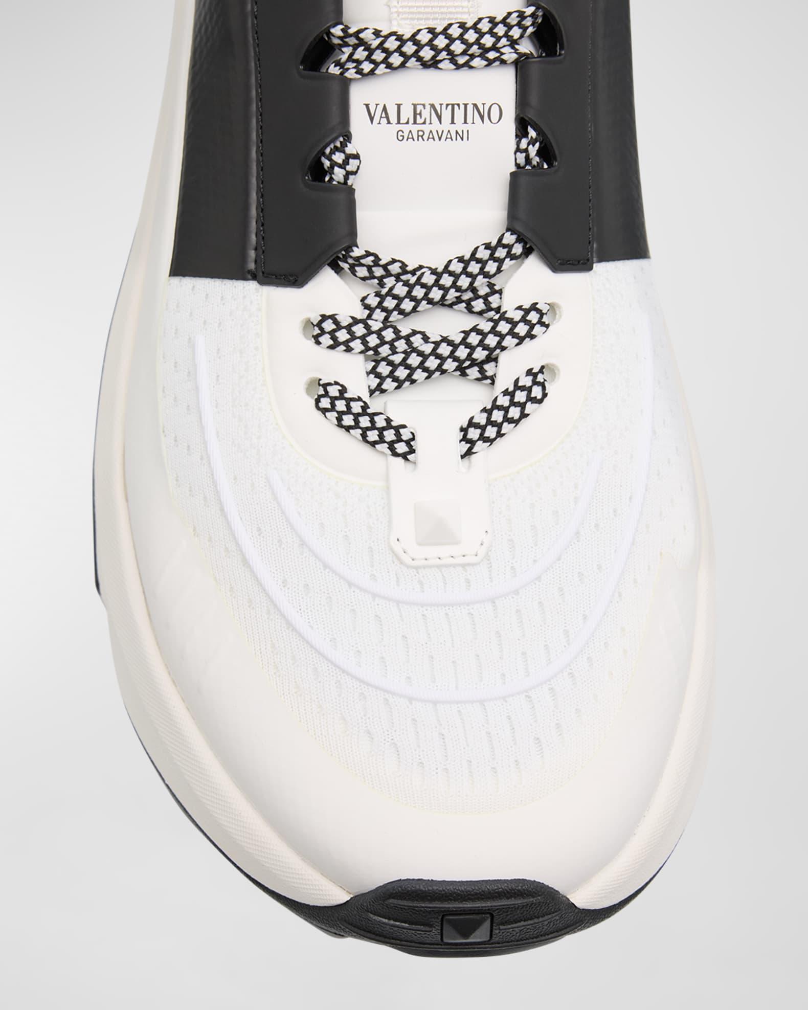 Men's True Act Mesh and Leather Runner Sneakers Product Image