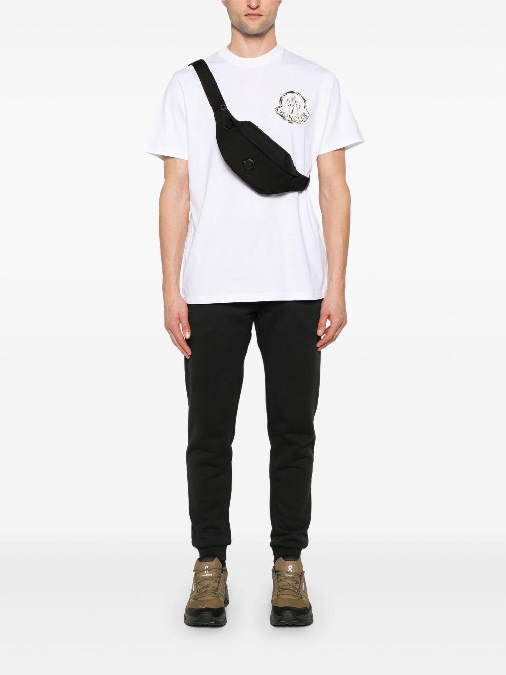 MONCLER Mens White Brand-patch Short-sleeve Pack Of Three Cotton-jersey T-shirt Product Image