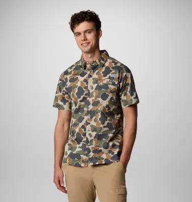 Columbia Mens PFG Wild Cast Camp Shirt- Product Image