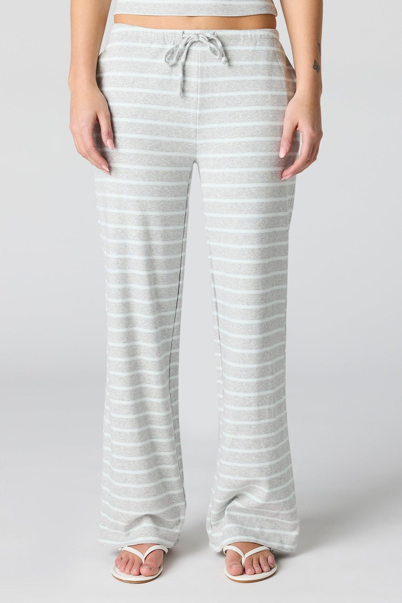 Ribbed Wide Leg Pant Female Product Image