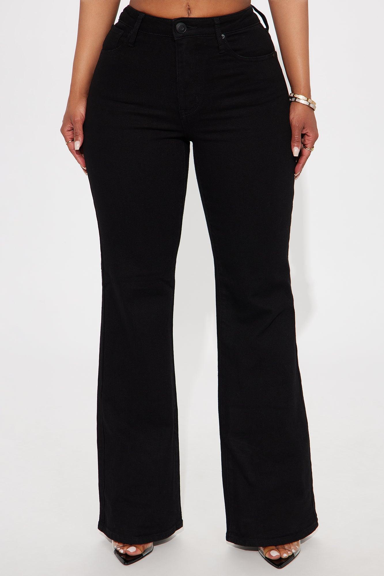 Stargazer High Rise Flare Jeans - Black Female Product Image