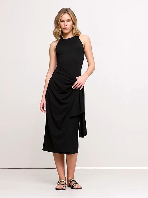 Knit Wrap Dress Product Image