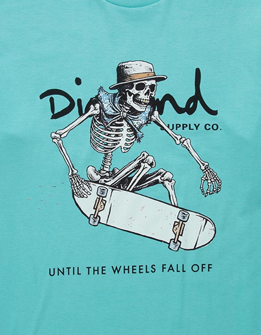 DIAMOND SUPPLY CO. Skull Trail Grab Mens Tee - LIGHT BLUE Product Image