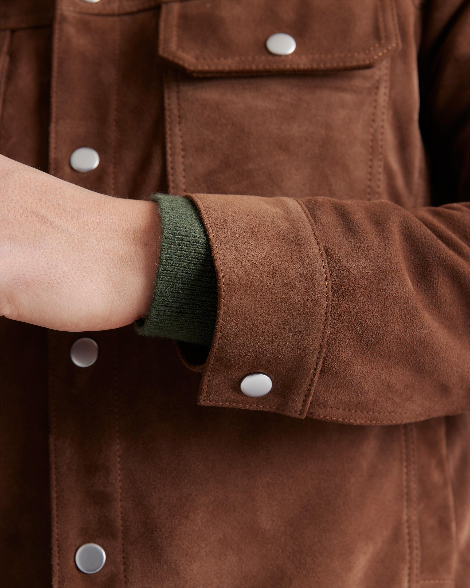 Quince | Men's Italian Suede Trucker Jacket Suede Leather Product Image
