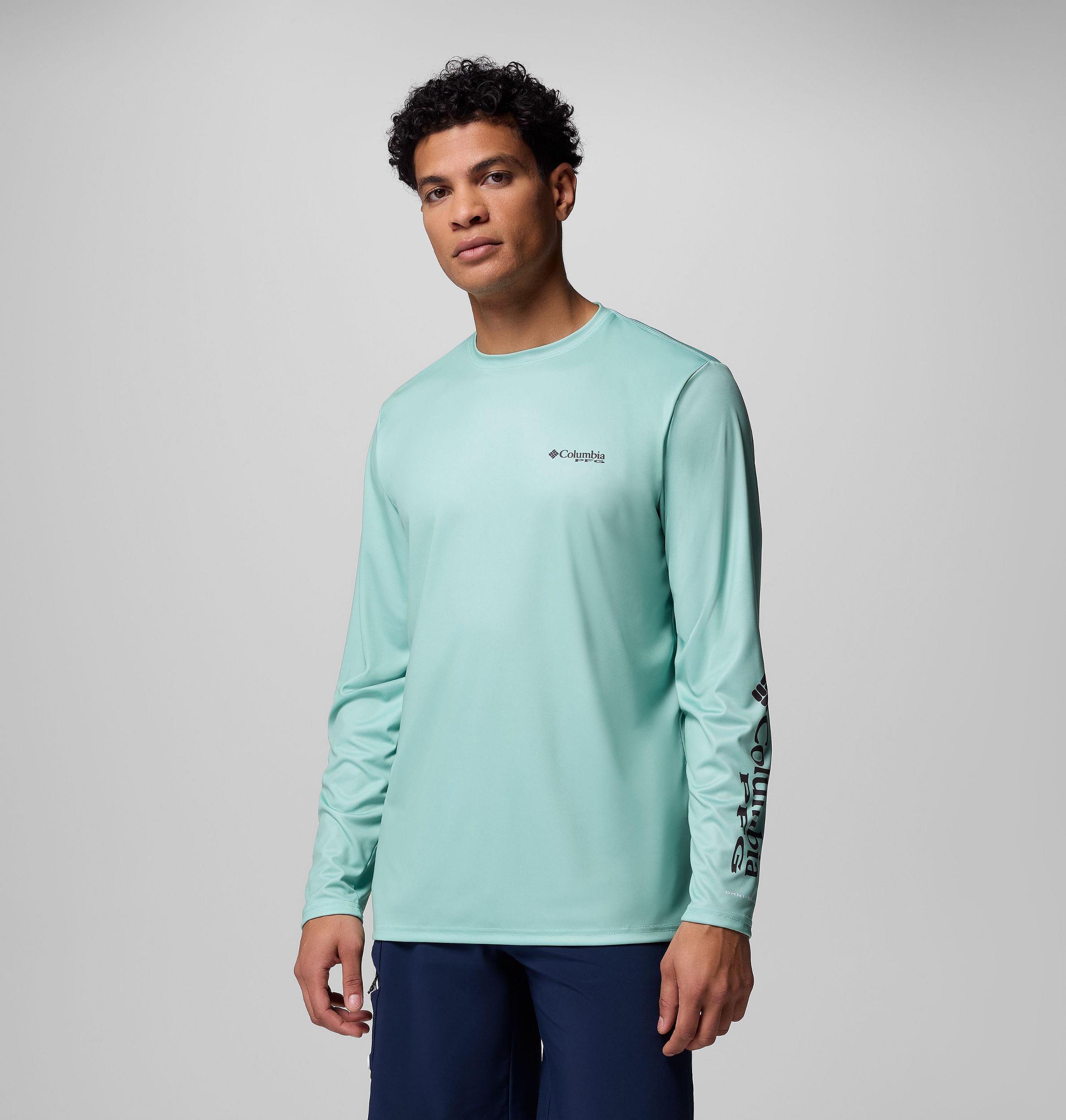 Columbia Mens Terminal Tackle PFG Horizon Line Long Sleeve Shirt- Product Image