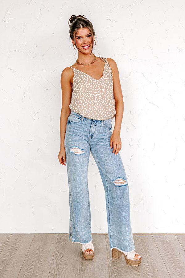 Sweet Attention Polka Dot Shift Tank Product Image