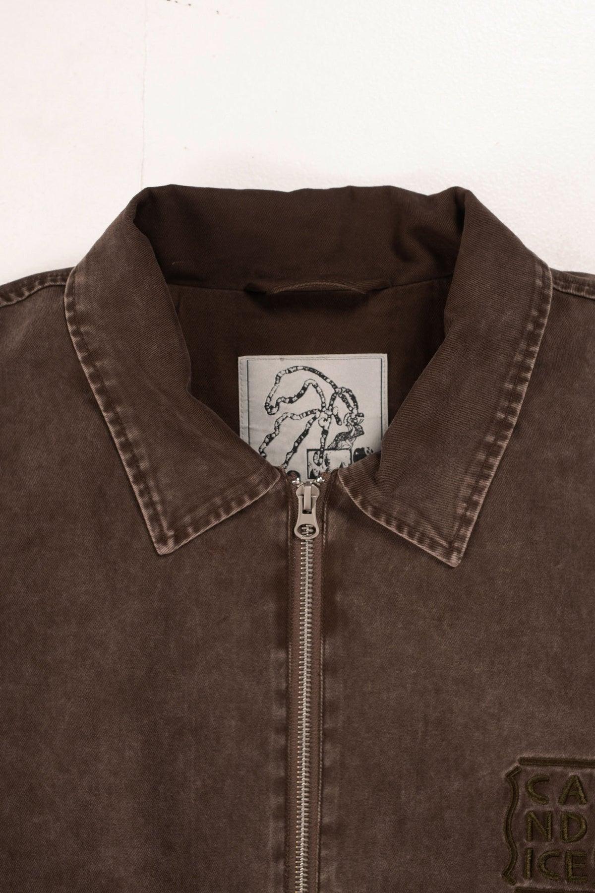 Candice - Earth Washed Jacket - Brown Product Image