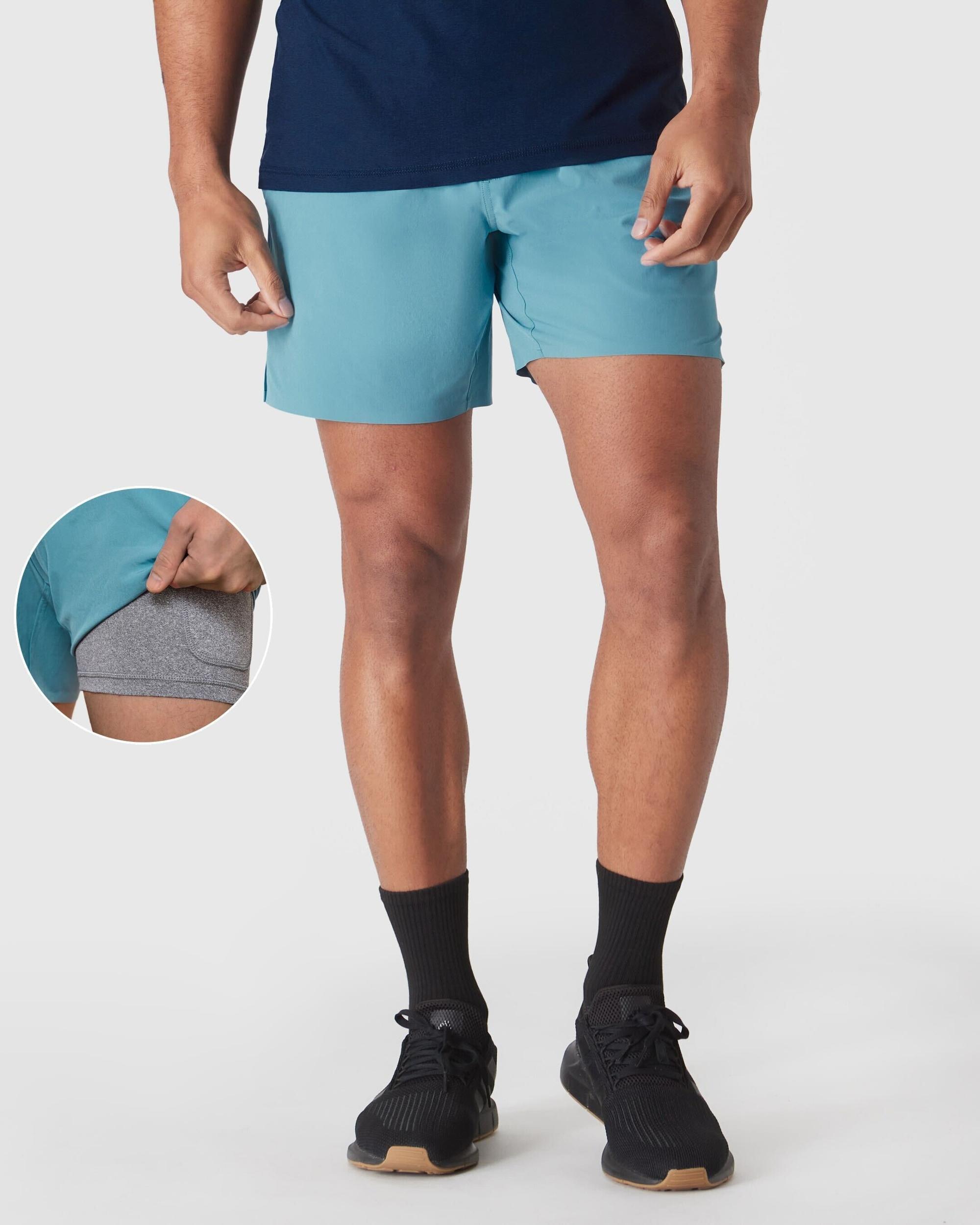 Black Active Quick Dry Shorts with Liner Product Image