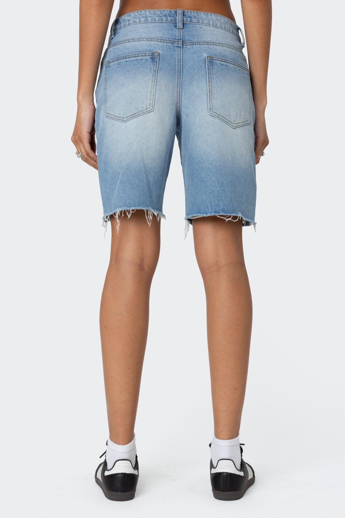 Riptide Denim Bermuda Shorts Product Image