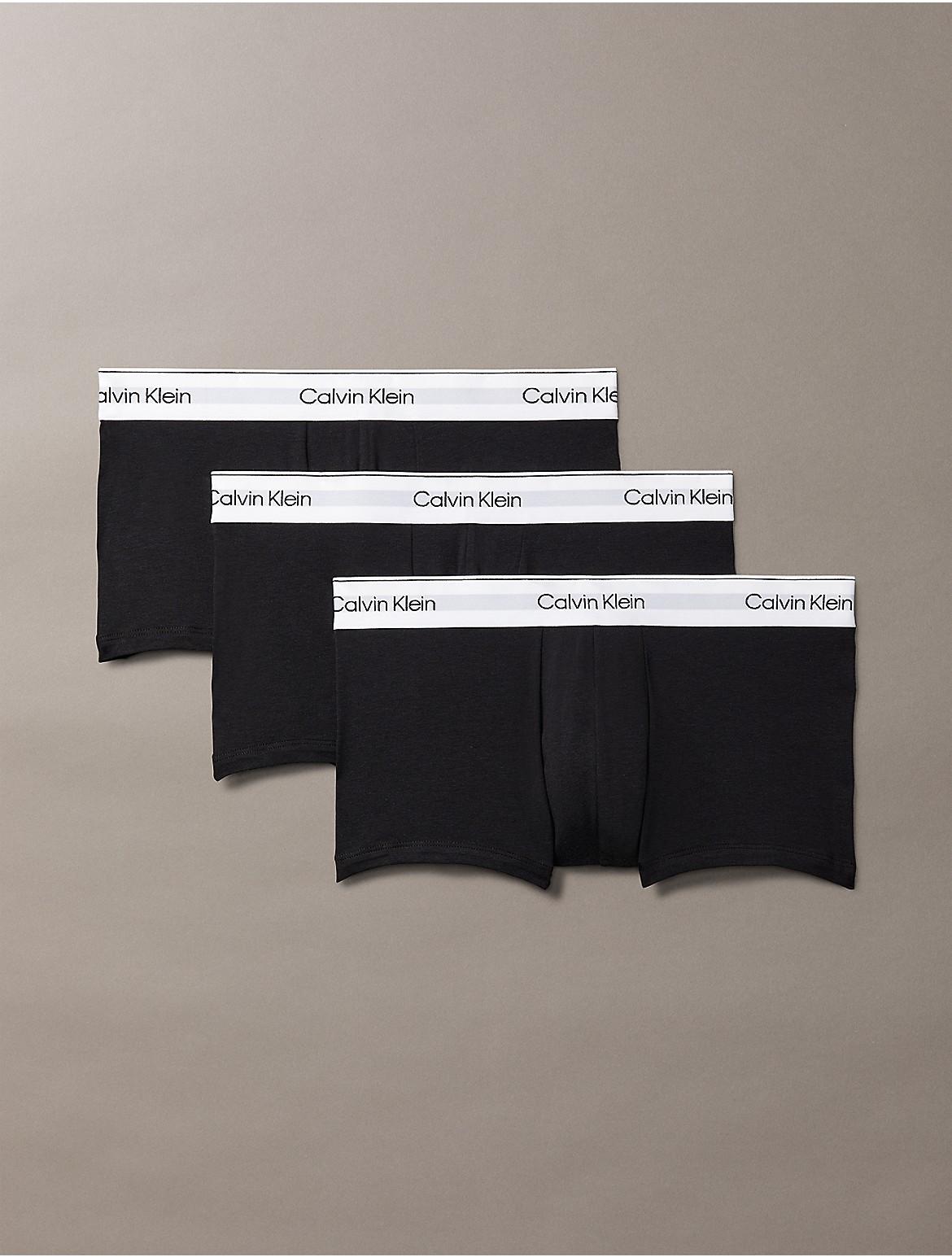 Calvin Klein Mens Icon Cotton Stretch 3-Pack Low Rise Trunk Product Image