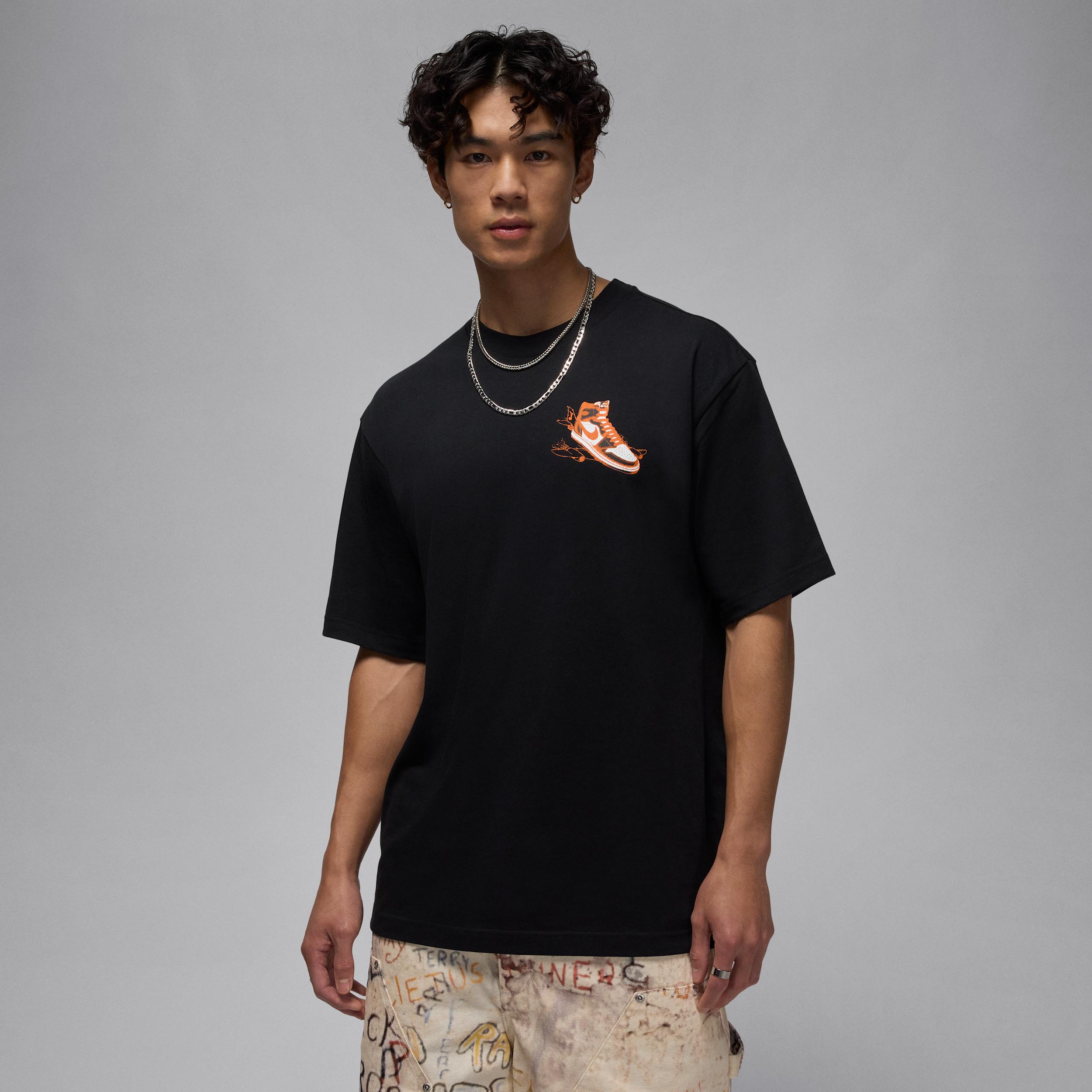 Mens Jordan AJ1 T-Shirt | HQ8972-010 Product Image