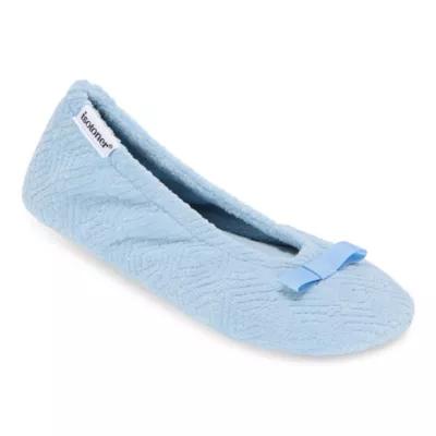 Isotoner Microterry Womens Ballerina Slippers Product Image