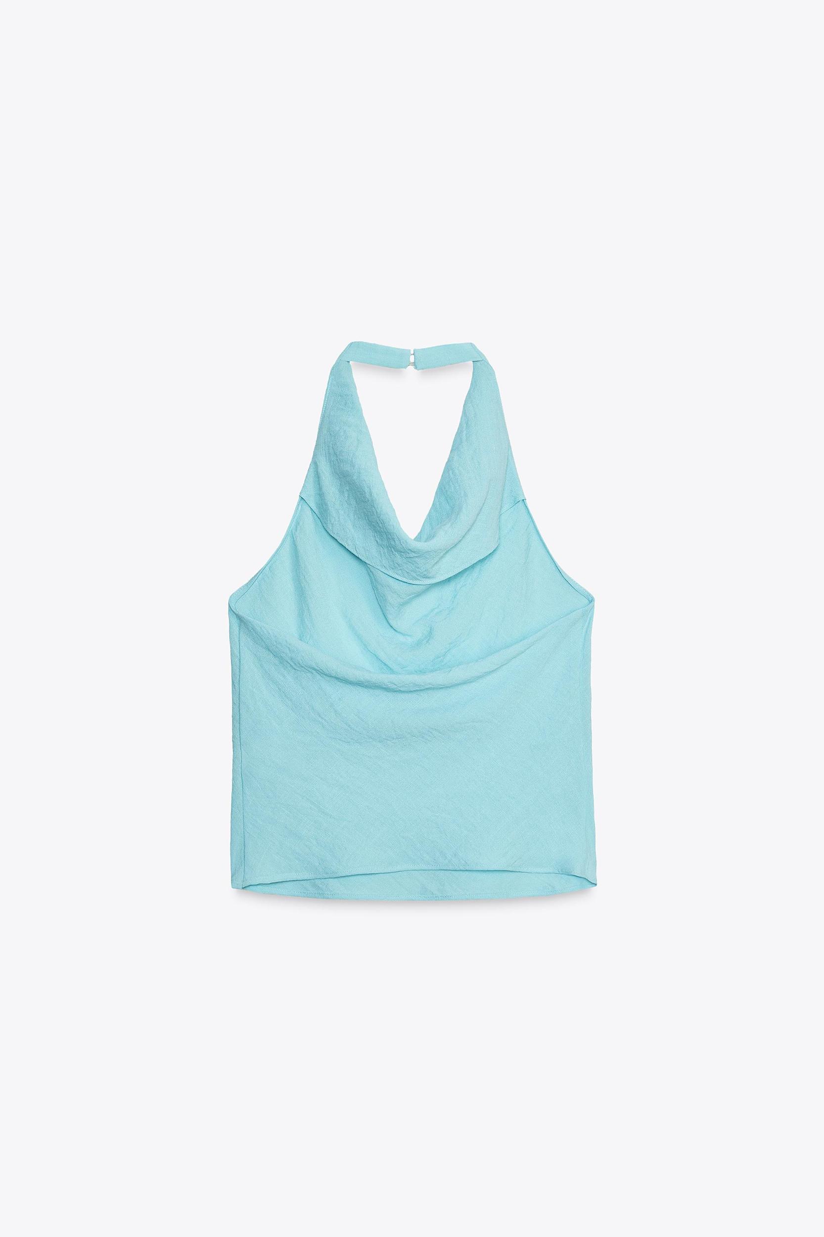 FLOWY HALTER TOP Product Image