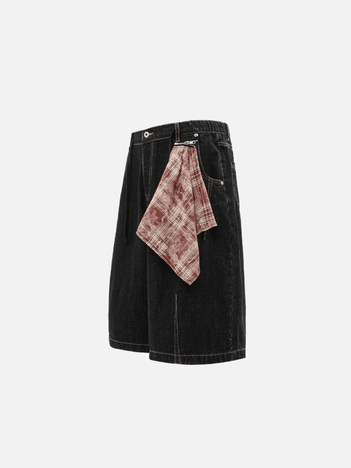Aelfric Eden Detachable Kerchief Baggy Longline Jorts Product Image