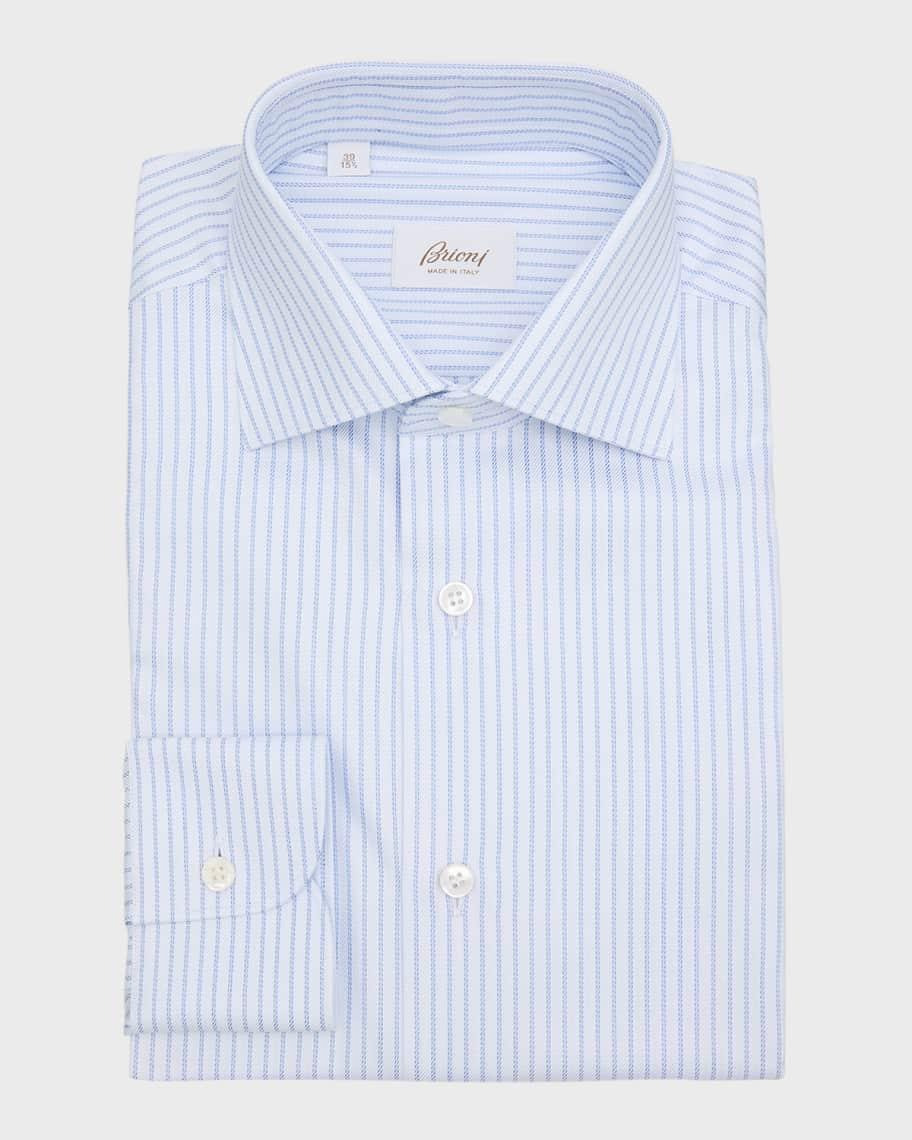 Men's Striped Dress Shirt Product Image