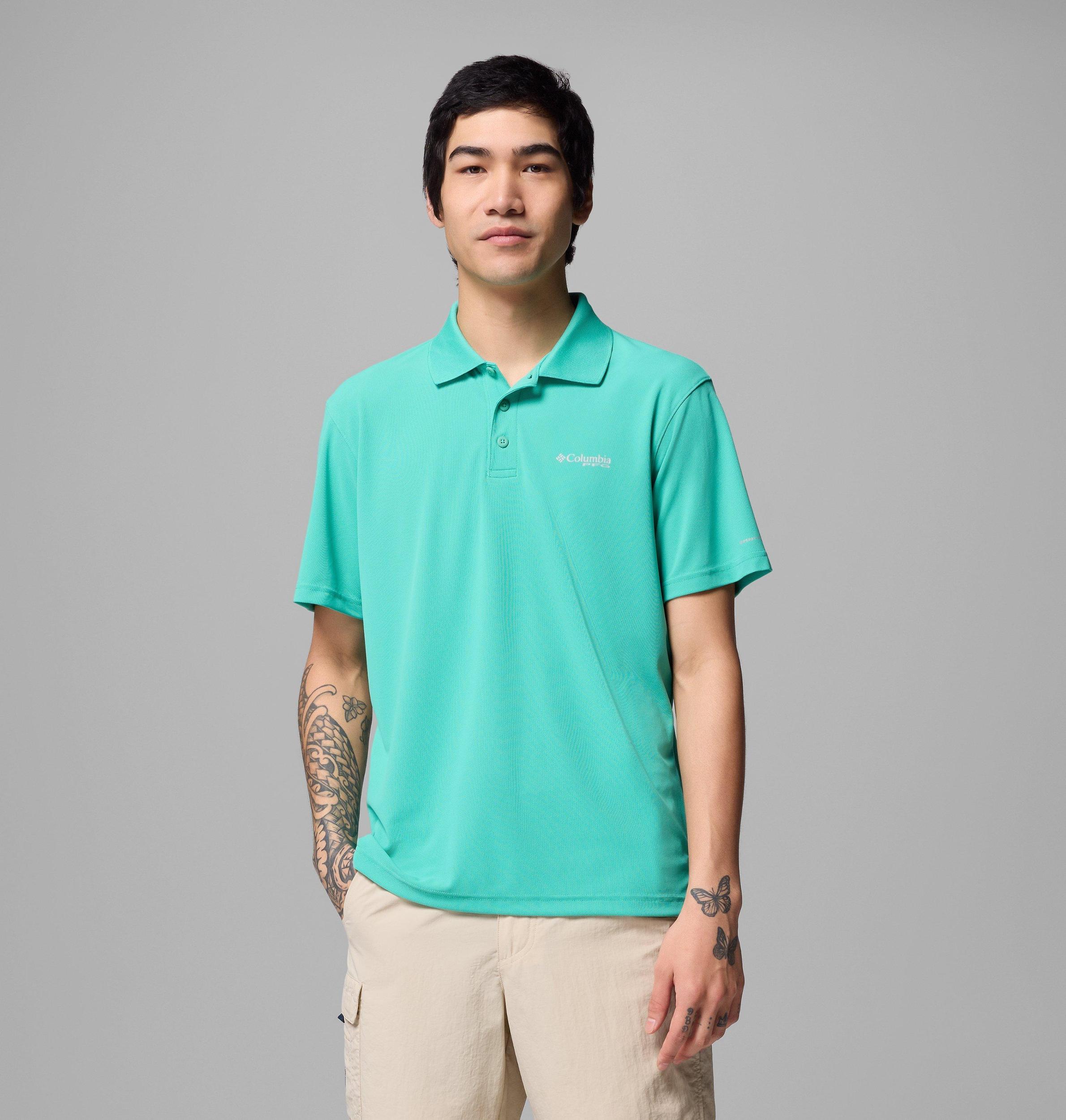 Columbia Mens PFG Freezer Polo Shirt- Product Image