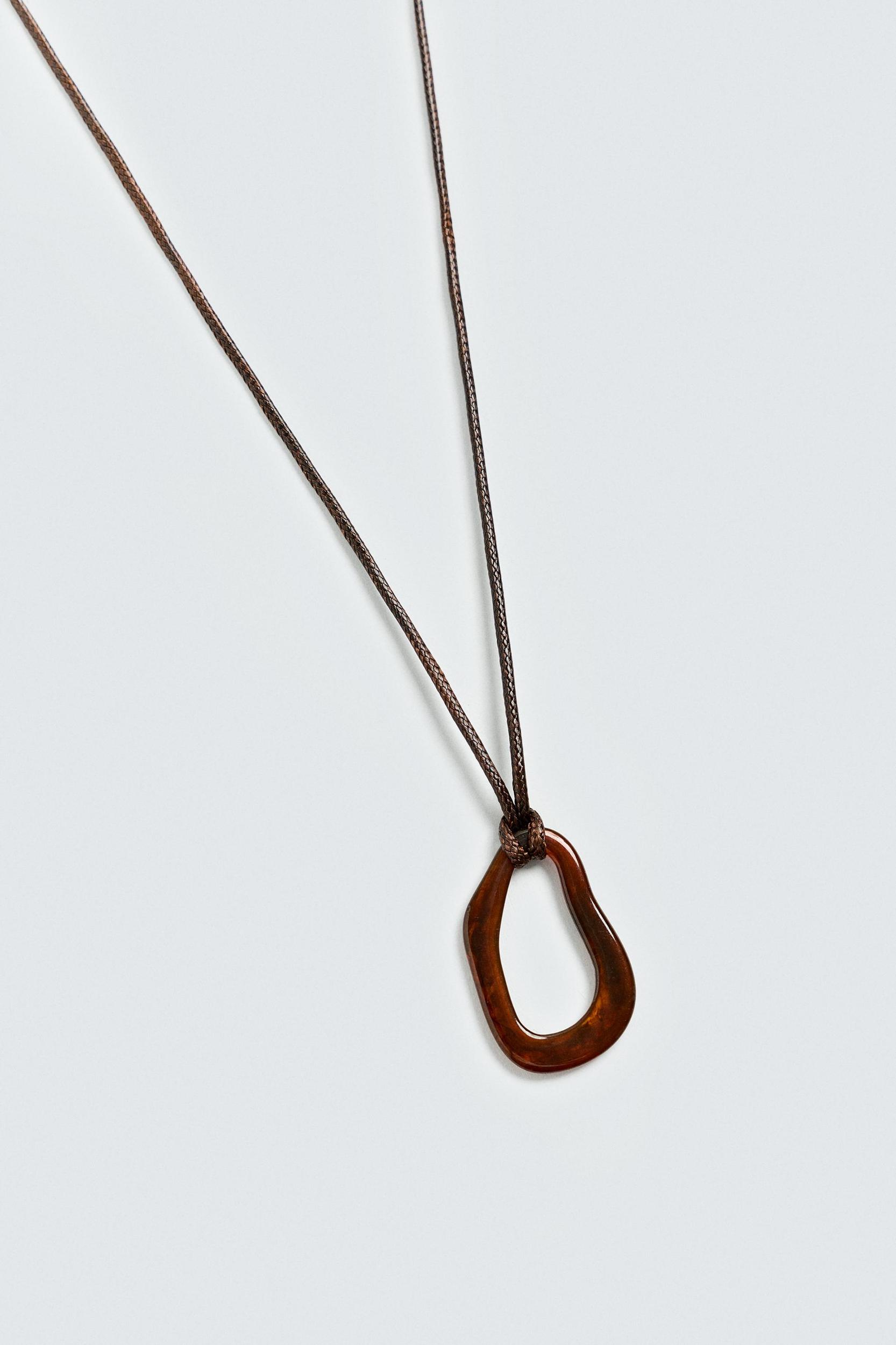 CORD PENDANT NECKLACE Product Image