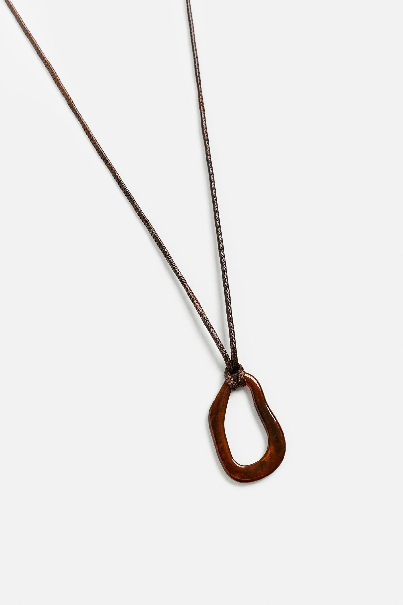 CORD PENDANT NECKLACE Product Image