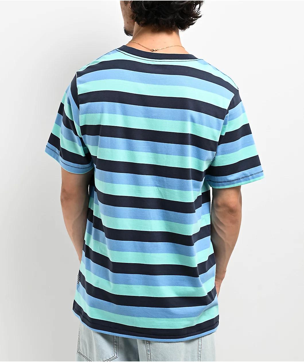 Volcom Knowstone Crew Bird Blue Pocket T-Shirt Product Image