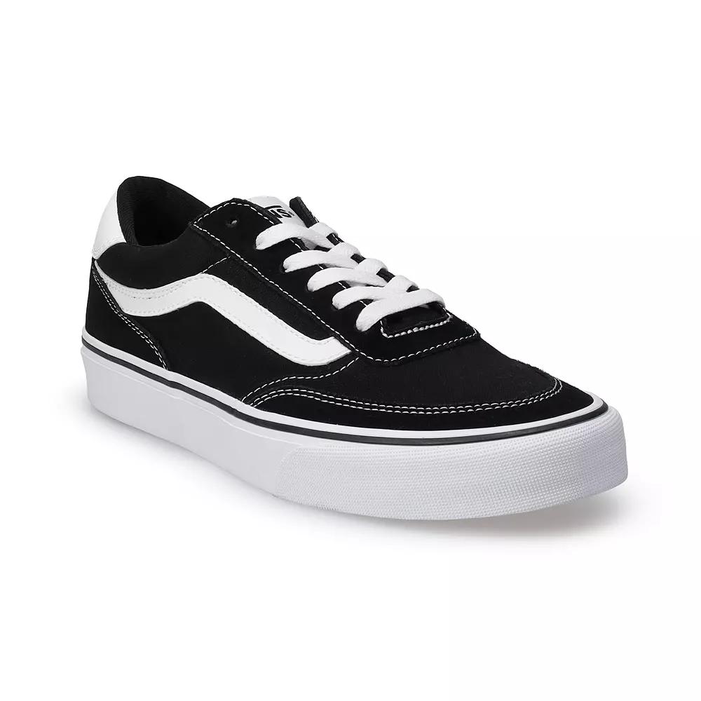Vans® Brooklyn LS Men's Shoes, Size: 8, Black White Product Image