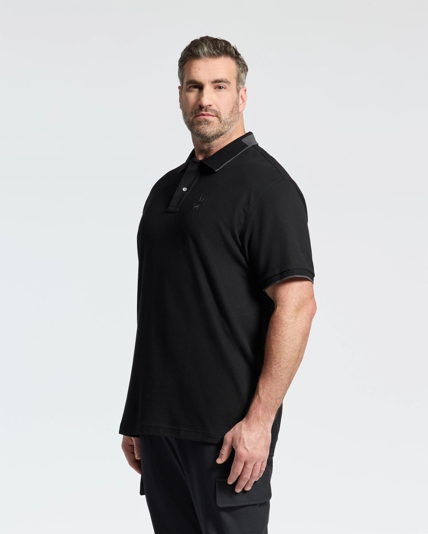 MENS BIG AND TALL NEW CASTLE PIQUE POLO - B9K487F200 Product Image