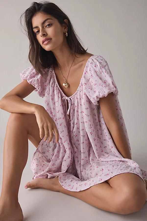 Out From Under Amara Cotton-Blend Slip Mini Dress Womens at Urban Outfitters Product Image